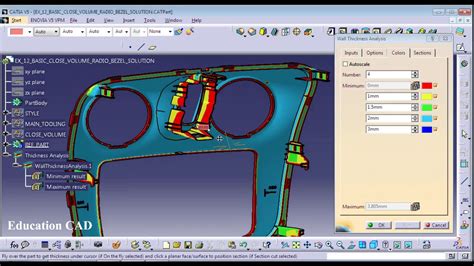 measuring thickness in catia|Measuring Thickness .